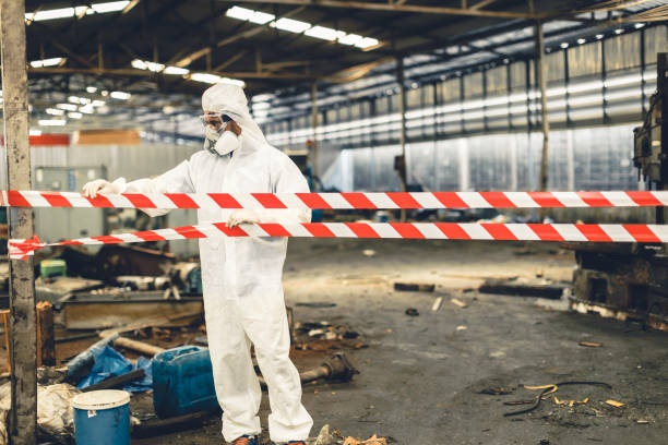 Professional Unattended Death Cleanup technician working in Belleville, MI